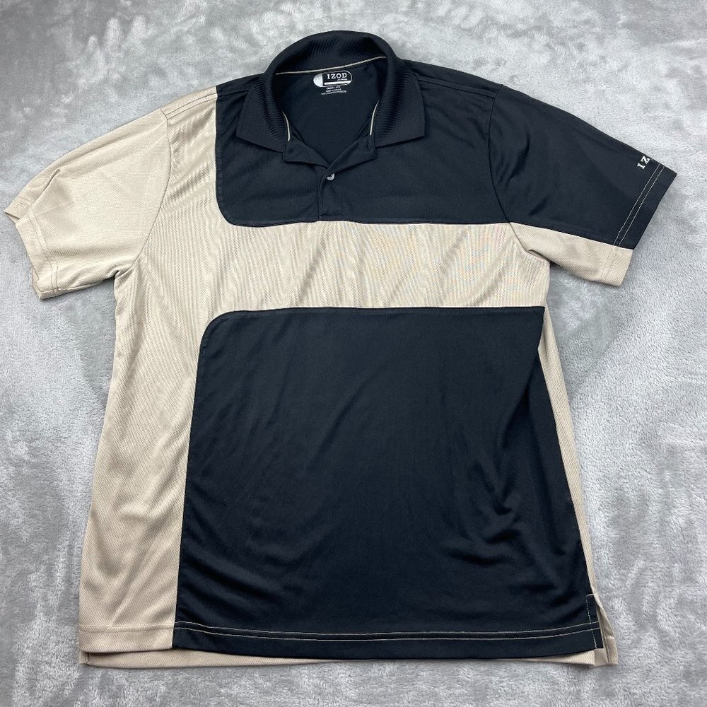 Izod X-Treme Function Golf Short Sleeve Polo Shirt Men's Size Large